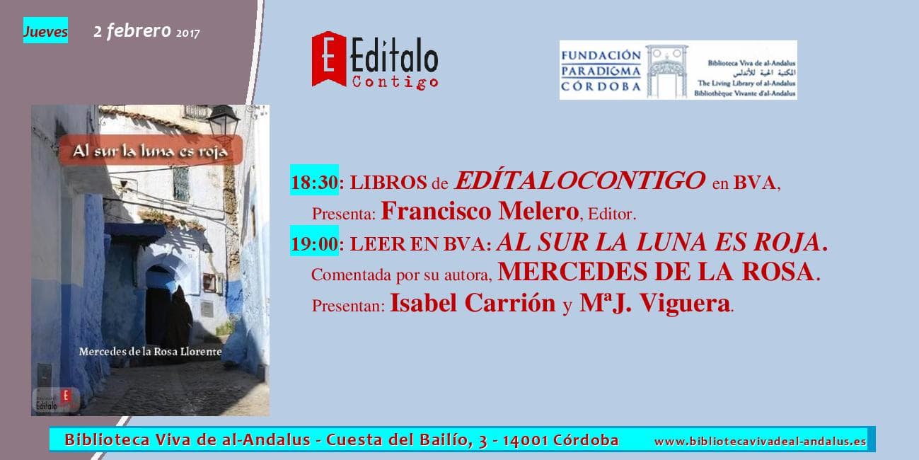 LIBROS DE y LEER 2 feb 2017 18,30 y 19,00