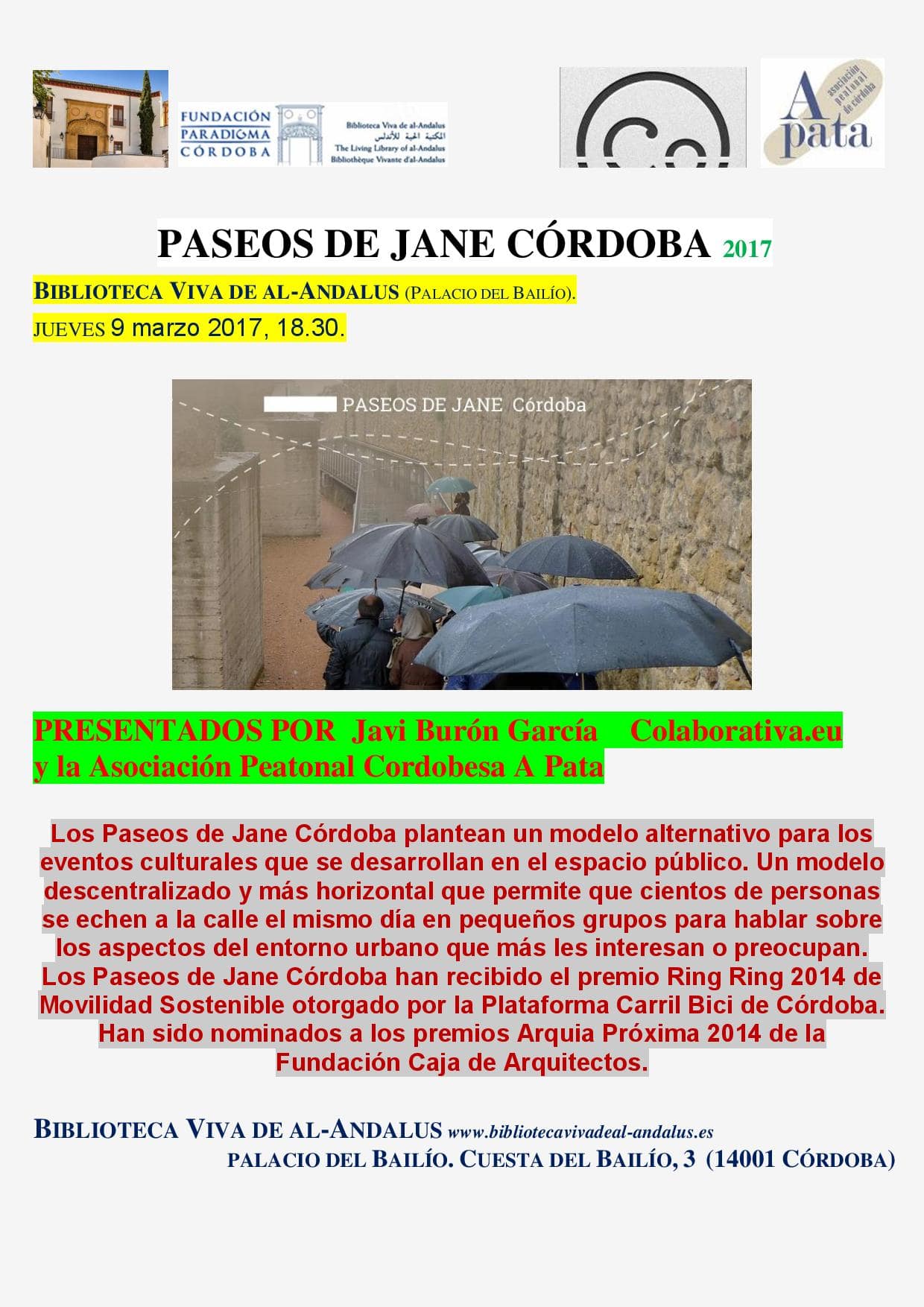9 marz 2017 paseos