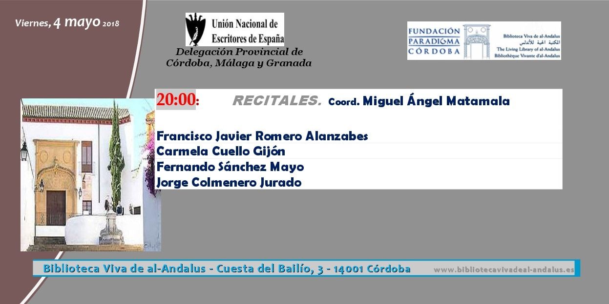 RECITAL 4 mayo