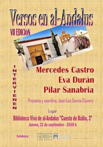 INICIO del VII Ciclo de Versos en Al-Andalus